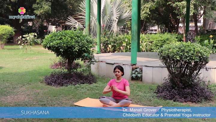 Dr. Manali Grover explains Sukhasana and its benefits in pregnancy and how greatly does it calm you even during labor