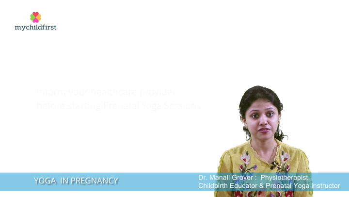 Dr. Manali Grover explains a few important points to consider while doing Prenatal Yoga and its benefits during pregnancy